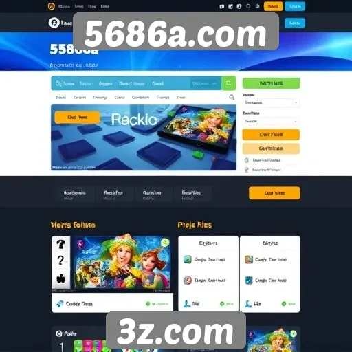 5686a.com | Comparação da interface do usuário em sites de jogos